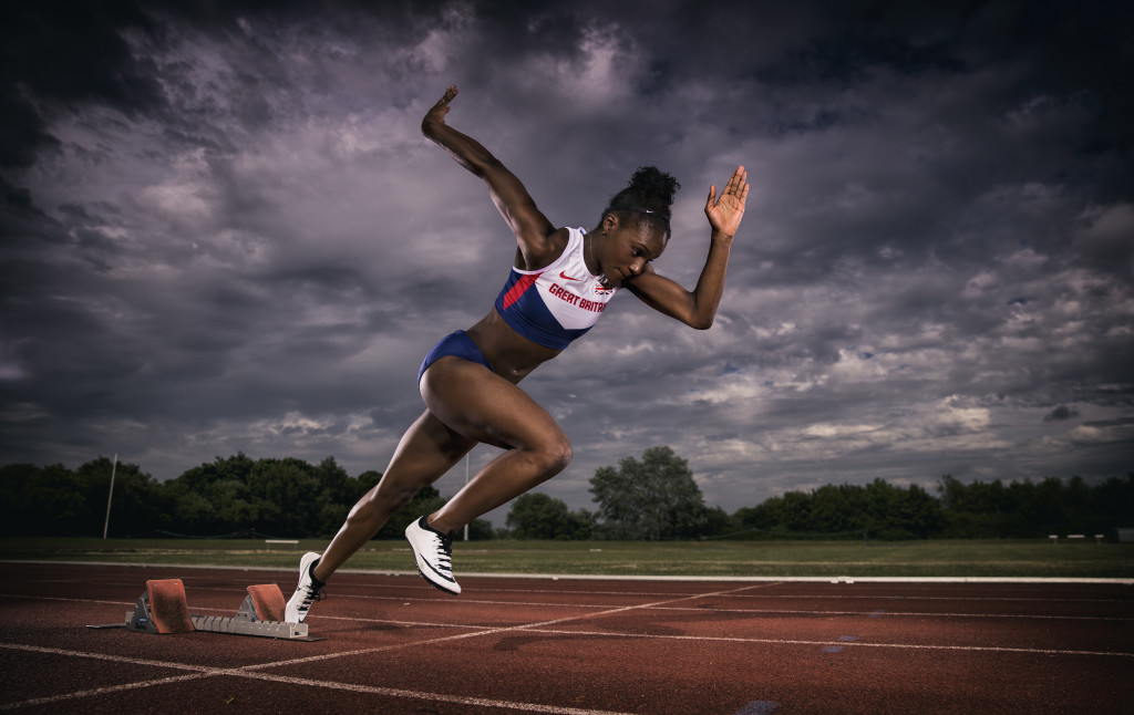 Team GB 100 Meter Sprinter Dina Asher Smith. Picture by Mark Robinson.