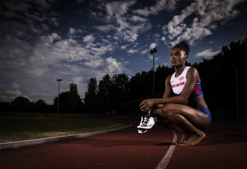 Team GB 100 Meter Sprinter Dina Asher Smith. Picture by Mark Robinson.