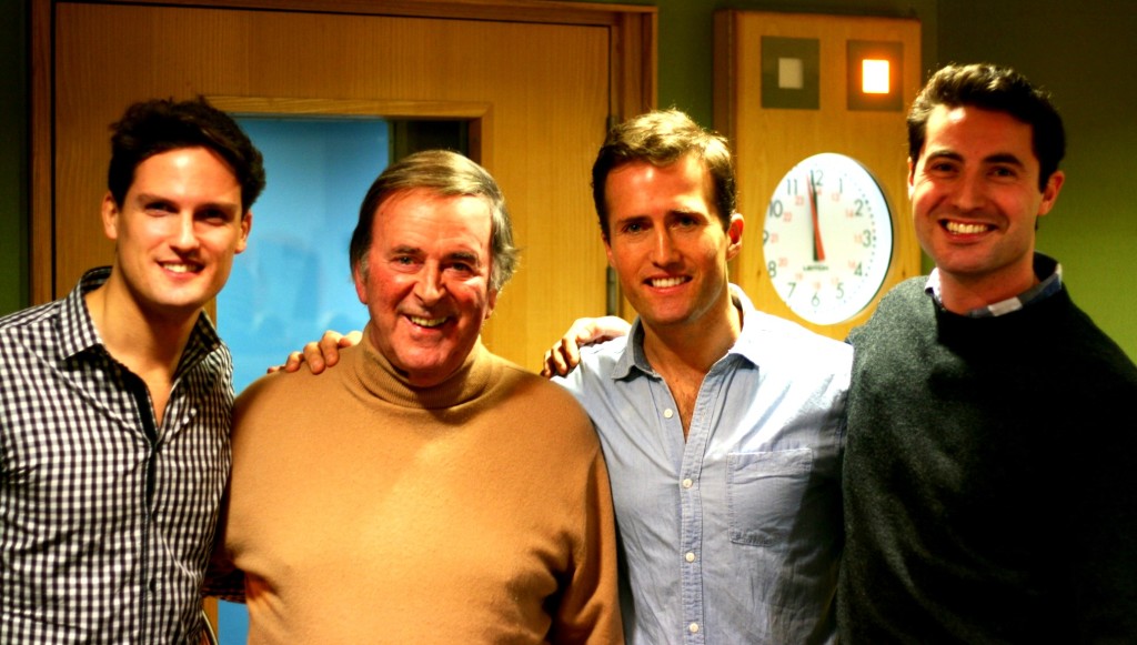 With the late, great Sir Terry Wogan